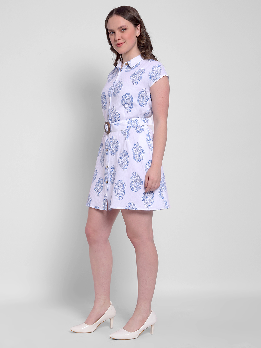 Numero Uno Women Paisley Blue Dress
